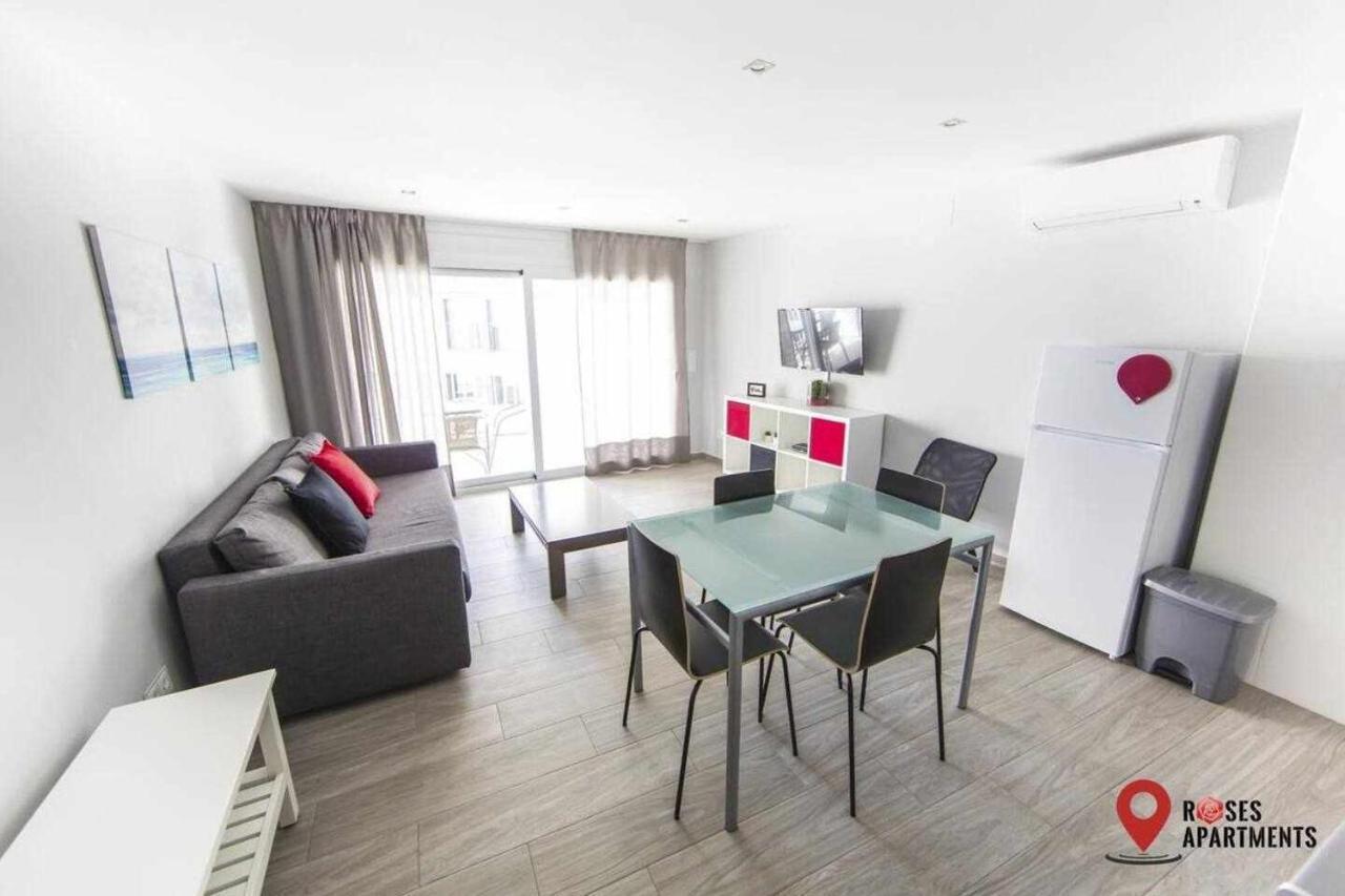 Roses Apartments 2 - Vista Mar Lateral 1Habitacion Eksteriør bilde